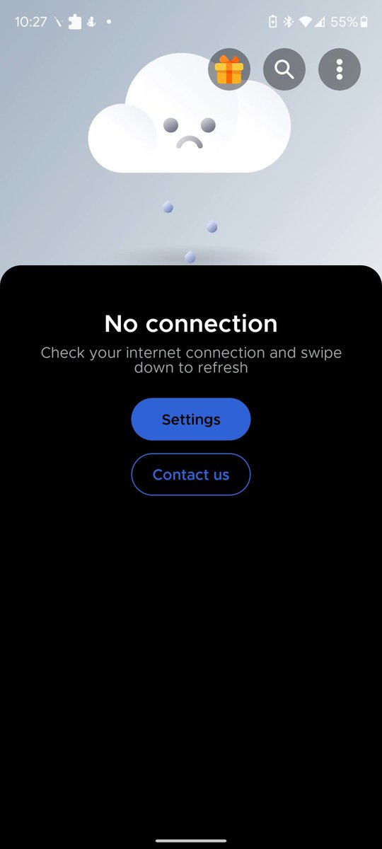 architharsh91's tweet photo. Hey @overdropweather, my Android app is complaining that my internet is down even though connection is up. Is the Android app down? https://t.co/w8wXSsd4n8
