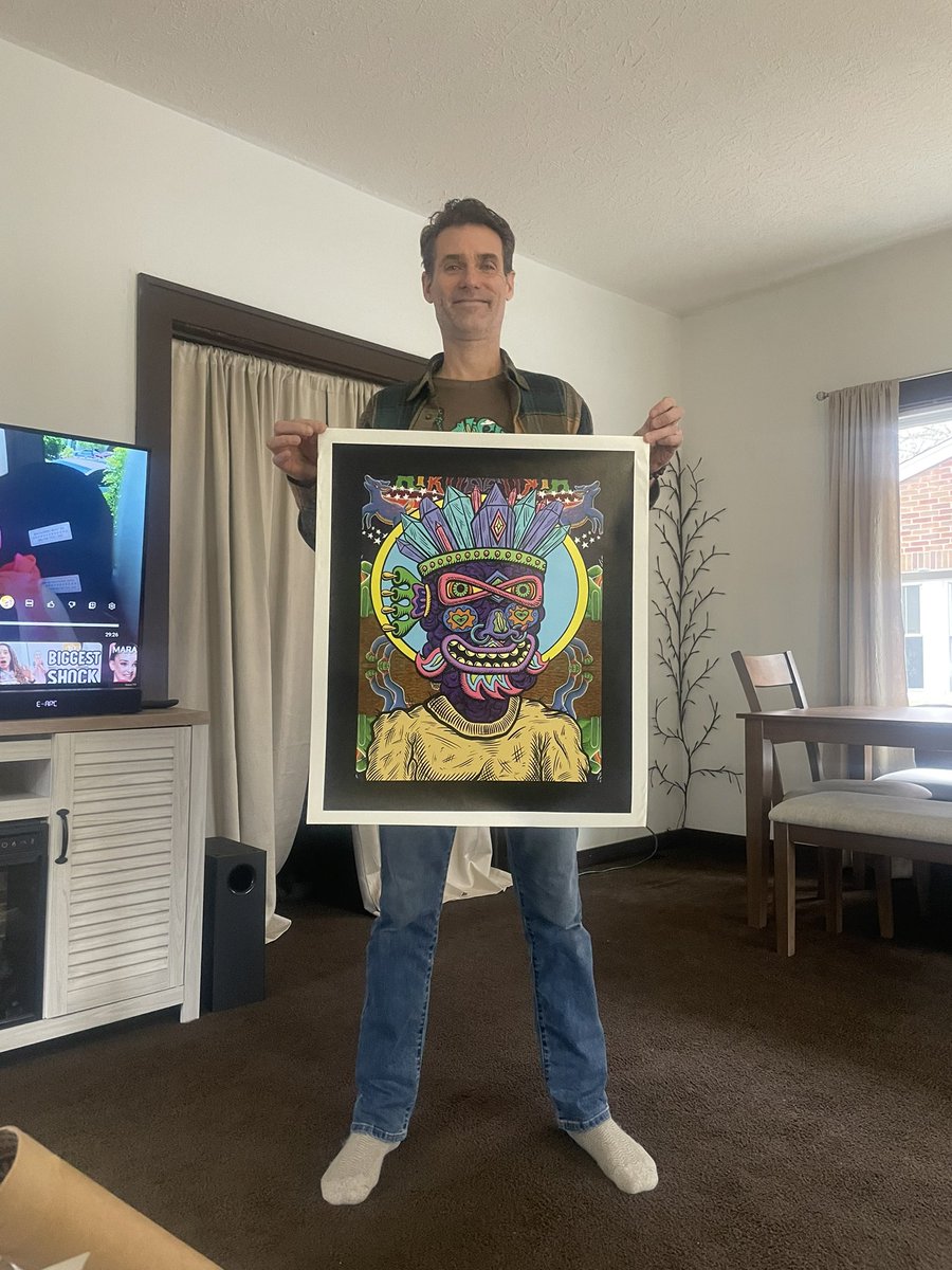 Thanks <a href="/GalakticGangNFT/">Galaktic Gang</a>! Just got  my free print from collecting Galaktic Gold in discord  and being a hodler!