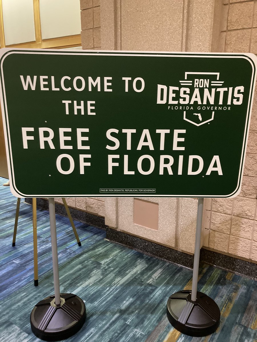 Awesome to live in the #FreeStateOfFlorida!

Thank you, @GovRonDeSantis, for being the best Governor in the nation and working so tremendously to #KeepFloridaFree!

#AmericasGovernor #FlaPol #DeSantis