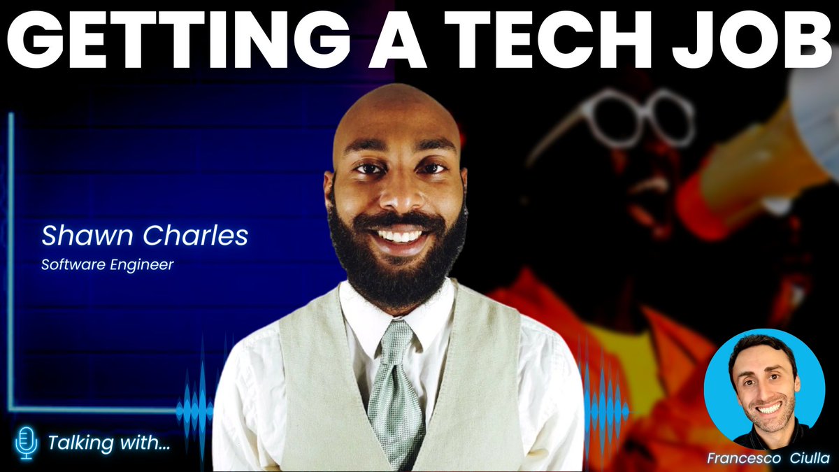 🔴Getting a Tech Job🔴

Do you want to get a job in tech?

Then don't miss this LIVE YOUTUBE EVENT with <a href="/ShawnBasquiat/">Shawn Charles🎤🔥</a> that can change your career and your life.

🗓️Feb 2, Thu
⏰5pm GMT+1

Set reminder:
youtu.be/K_1FgNSEYMM