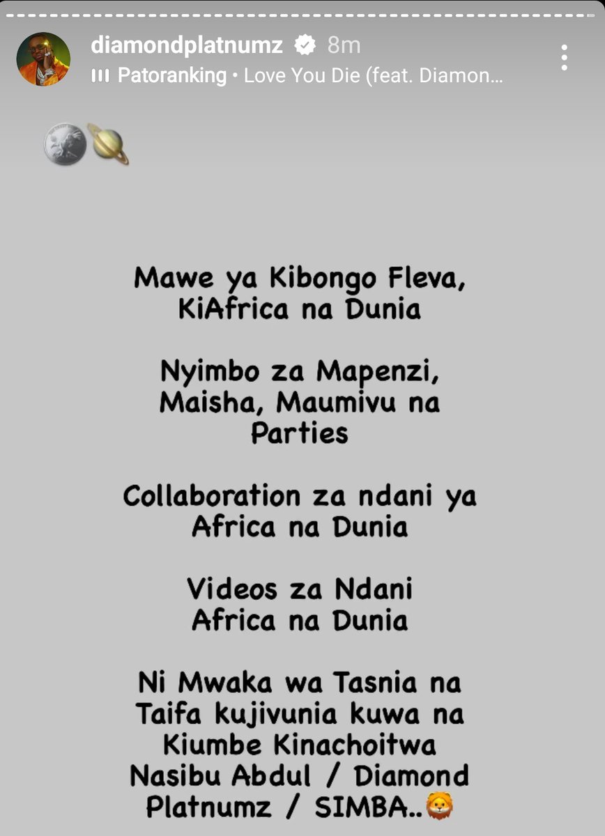 wasafimedia's tweet photo. ✍️✍️✍️:
@diamondplatnumz https://t.co/A6FNeR9ddg