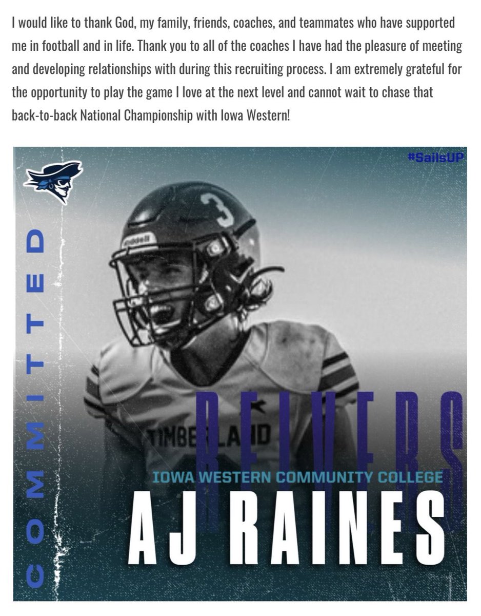 AJ Raines tweet media