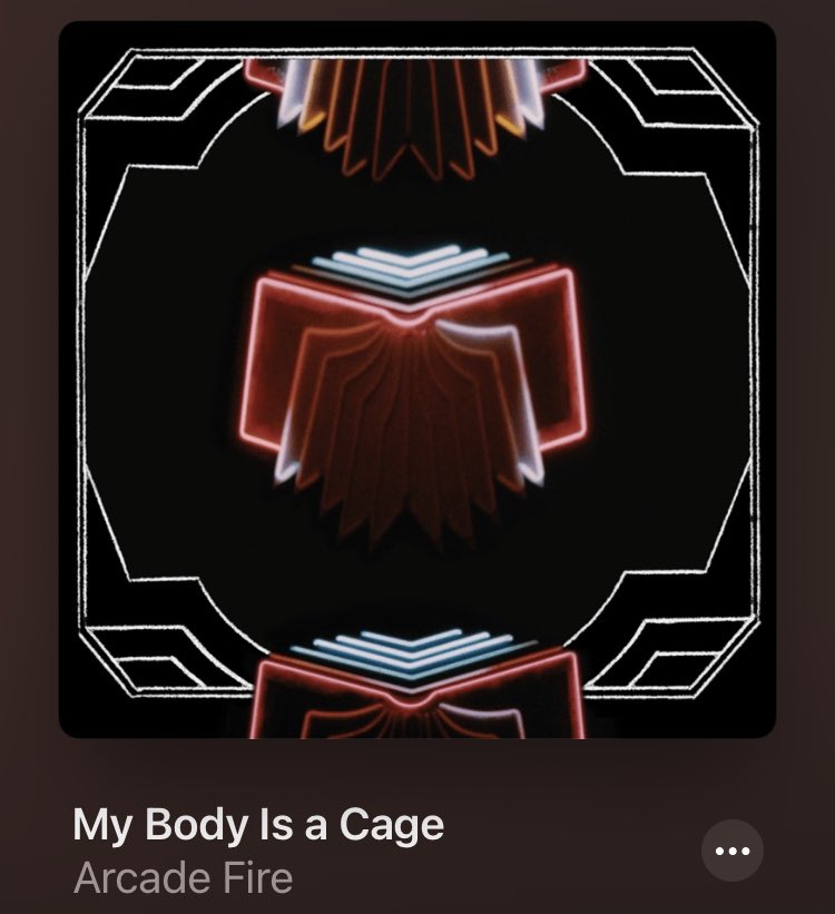 autiobserver's tweet photo. rediscovered song of the week: 
my body is a cage by arcade fire

(might get stuck on it and spend all day in the kitchen listening to it over and over while contemplating about your life but maybe that was just me)

#ActuallyAutistic https://t.co/YbJVZYp8BO