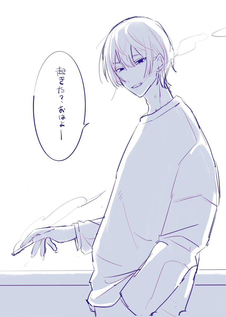 あげる絵ないんで最近気に入って描いてるホスト(一部抜粋)載せときます 