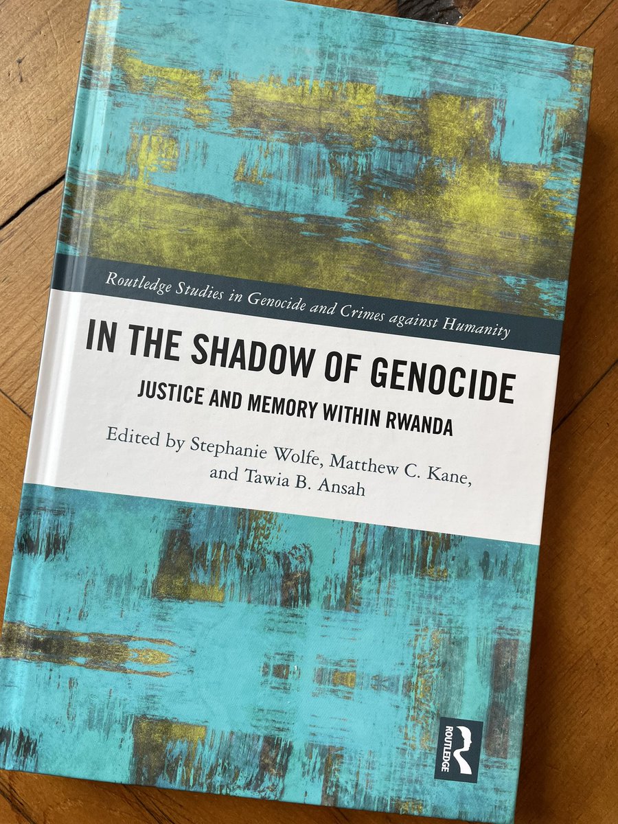 This author copy came in the mail recently. Long time coming, and so happy to see it in print. The role of #photography in #transitionaljustice after genocide. @HumEthNet @StephanieWolfe