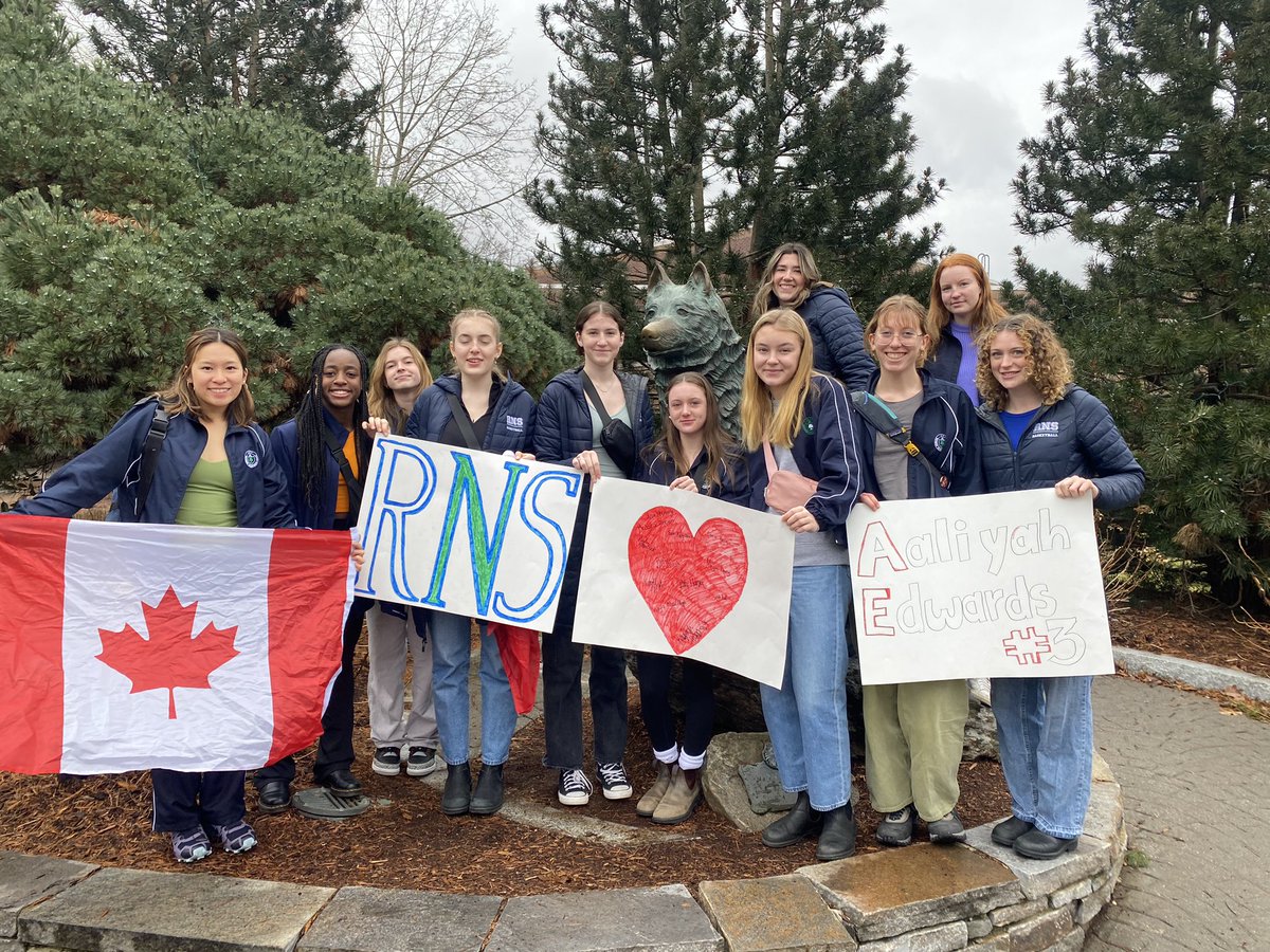 We are here! 10 hour bus drive to see <a href="/UConnWBB/">UConn Women’s Basketball</a> and <a href="/AaliyahEdwards_/">Aaliyah Edwards</a> your Canadian fan club is here ! <a href="/RNSAthletics/">RNS Athletics</a>