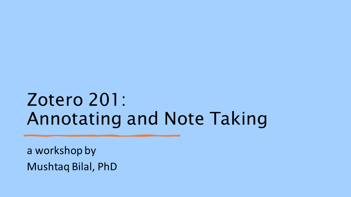 MushtaqBilalPhD's tweet photo. Do you spend hours formatting your citations and references manually?

Do you know you can get it automated using a free tool called Zotero?

Register below for my Zotero Power User workshop if you want to learn how to do it.

https://t.co/VF2vUiGDCR https://t.co/ze0wO3Lgtk