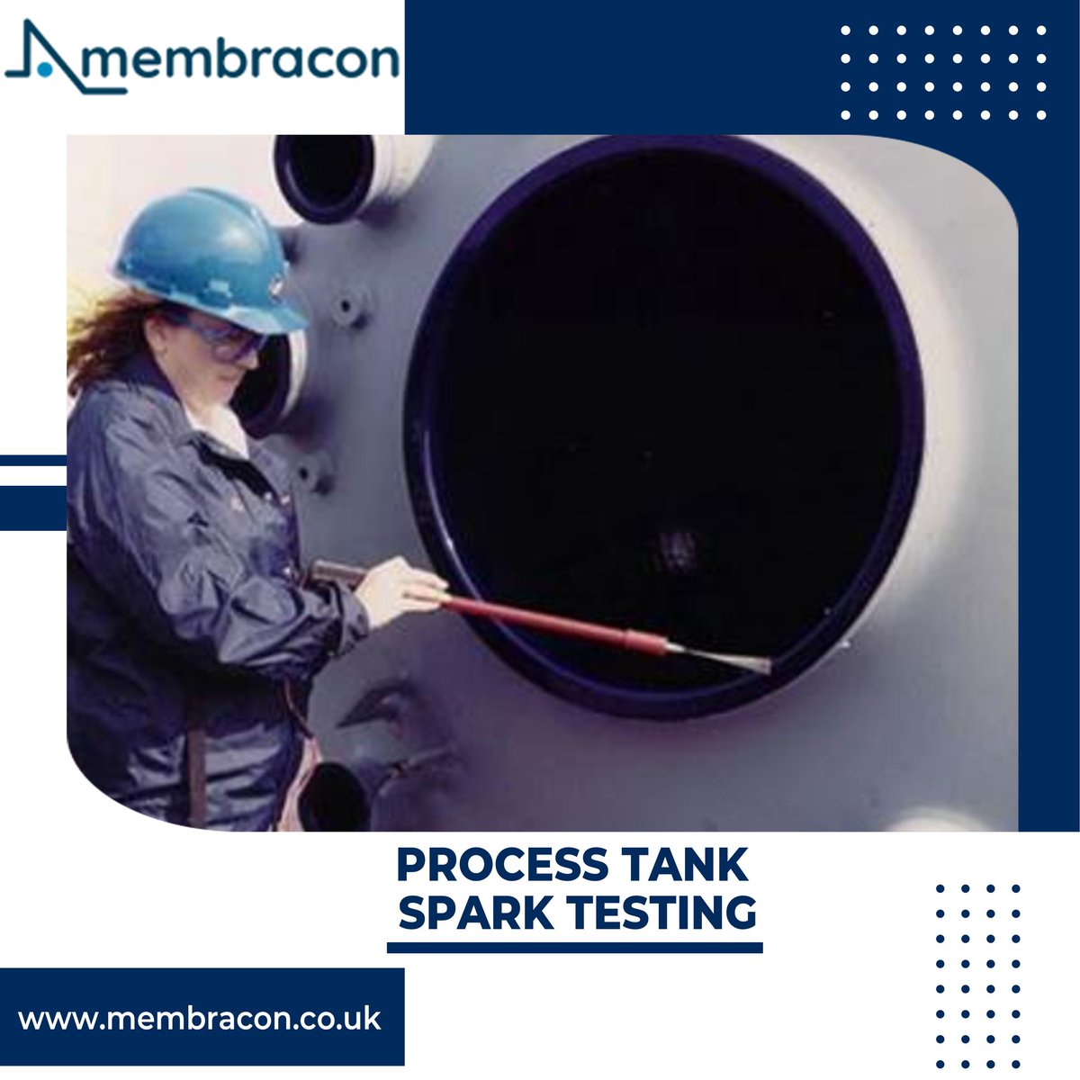 membracon's tweet image. Our spark testing services are designed to detect any signs of corrosion or other issues, allowing you to address them before they become major problems.

Don&apos;t wait until it&apos;s too late. Contact us today to schedule your process tank spark testing.

#processtank #sparktesting