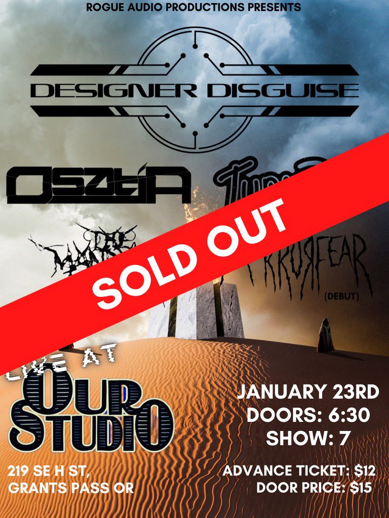 WE SOLD OUT OUR FIRST SHOW OF THE YEAR LET’S GO 🔥🔥🔥