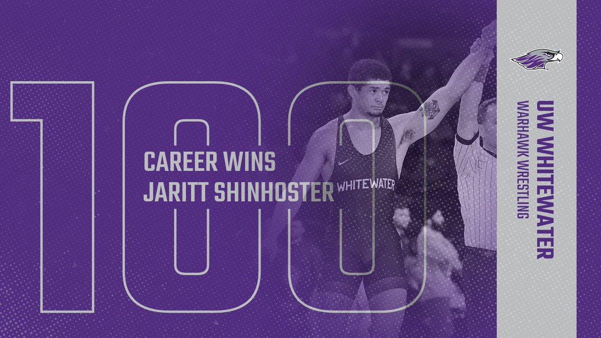 UWW_Wrestling's tweet image. Congratulations to Jaritt Shinhoster on his 100th career win! #WarhawkWrestling #Warhawks #WeakThingsBreak #BeAboutIt #NotDoneYet