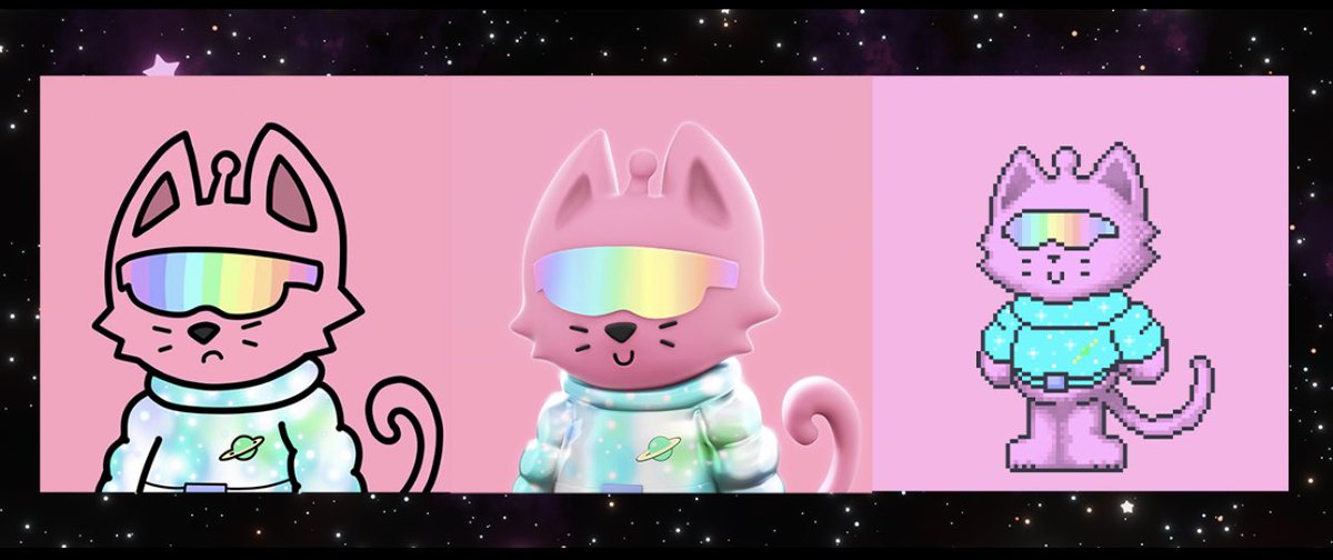 We will be integrating a 3D &amp; Pixel version to your Cosmic Cat NFTs! 

Comment your Cosmic Cat below, we will choose a few Cats to sneak peek your new 3D &amp; Pixel version! 😼

DYNAMIC NFTs are the future! Every project should consider making 3D/pixel assets.
