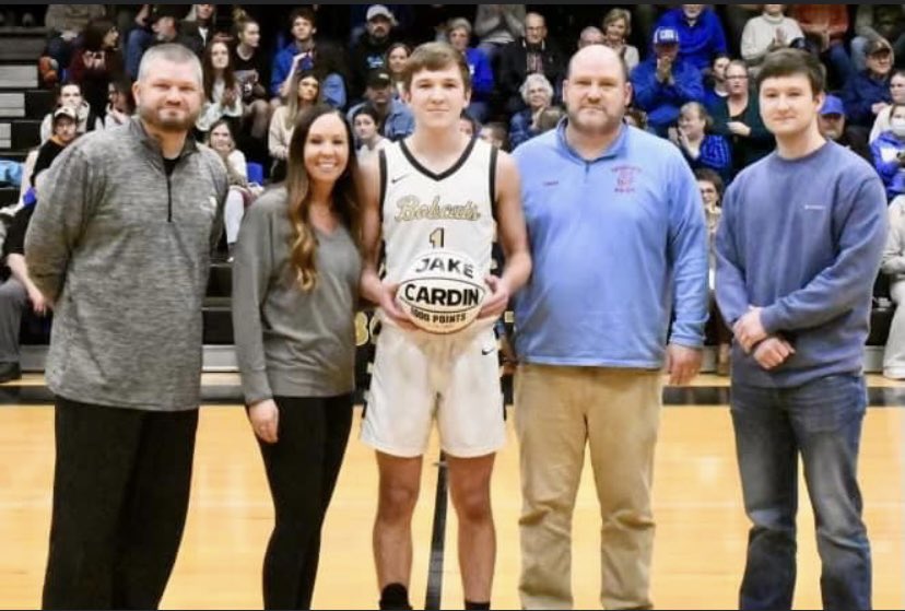 1000 points! Thank you to everyone including my teammates,coaches, and  parents who all made this possible.