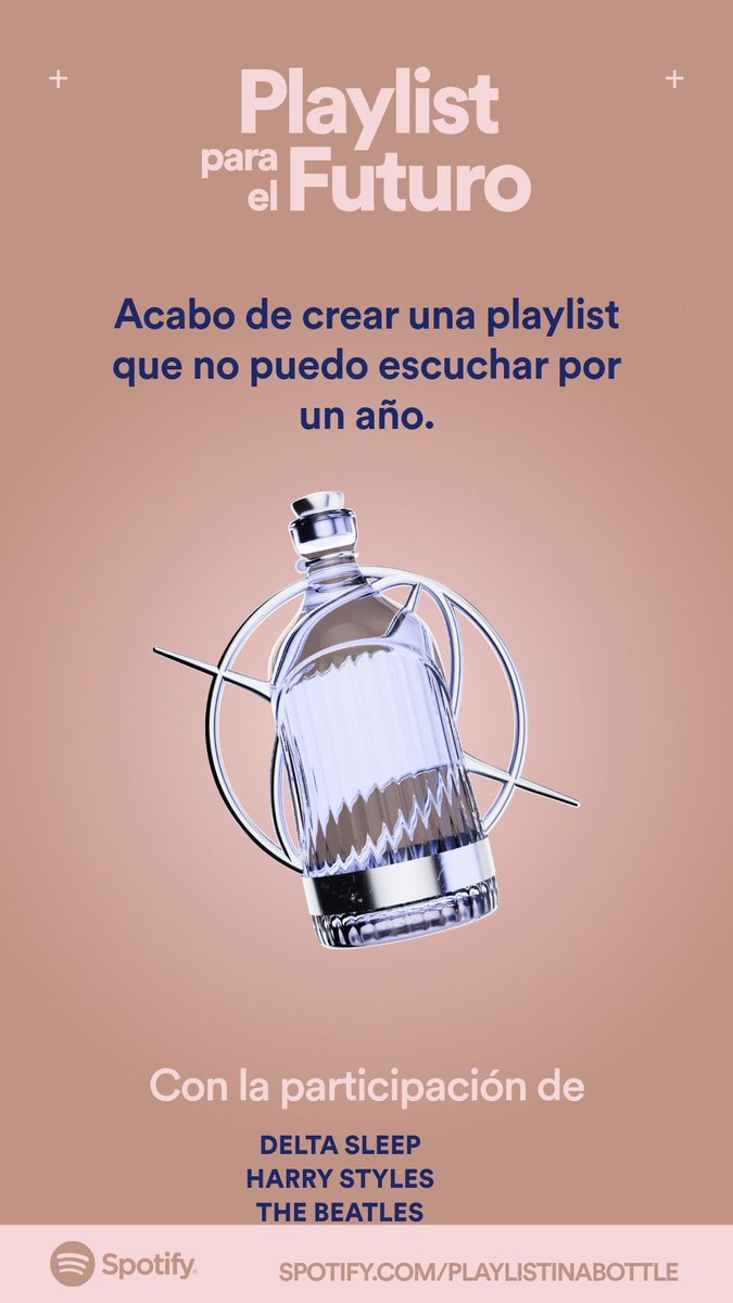 walloBIT's tweet photo. Acabo de crear una cápsula del tiempo musical que no puedo abrir hasta 2024.
Crea la tuya con Playlist para el futuro de Spotify: https://t.co/jQBpaQyAtg
#PlaylistfortheFuture
https://t.co/aEKQFaraP7 https://t.co/ovgfmmnc9J