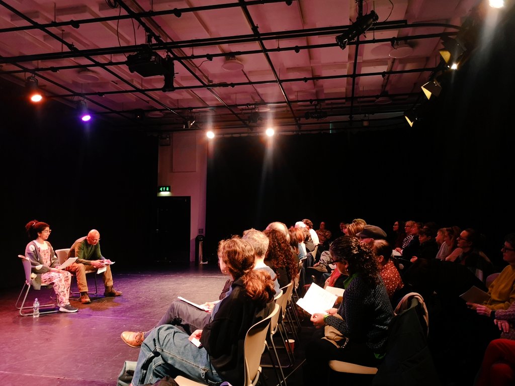 FrankPeschier's tweet photo. Fantastic sold out #ScratchStudio @LivEveryPlay today with THREE Playwrights Programme alumni from over the years. Than you to fab actors including @cellanscott @Capleh #GerryClarkson #HollyWright
Next one Sat Feb 25th see ya there! https://t.co/dSqFiUcdNi
