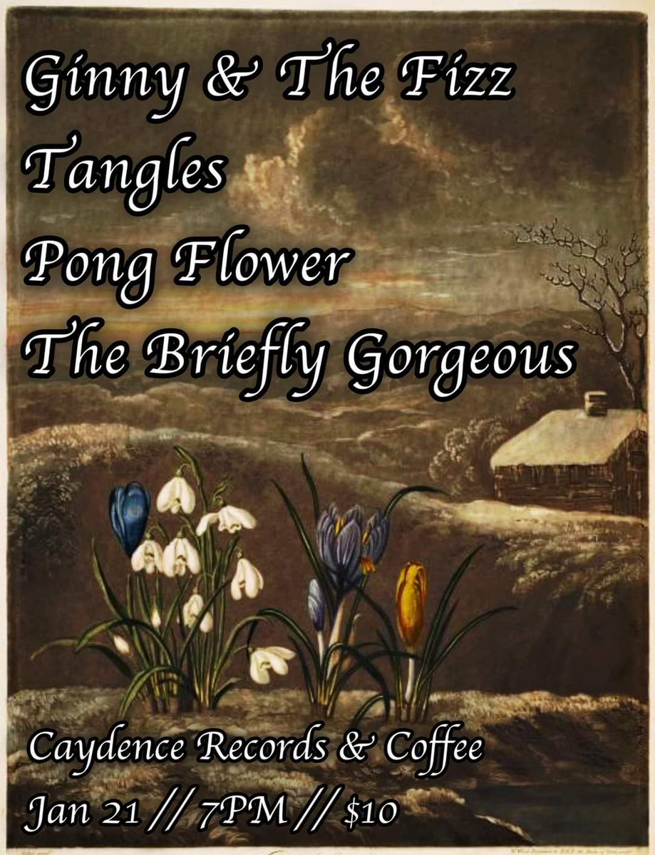 I'm playing a really cool show tonight with some super talented bands at one of my favorite venues <a href="/CaydenceMN/">CaydenceMN</a>