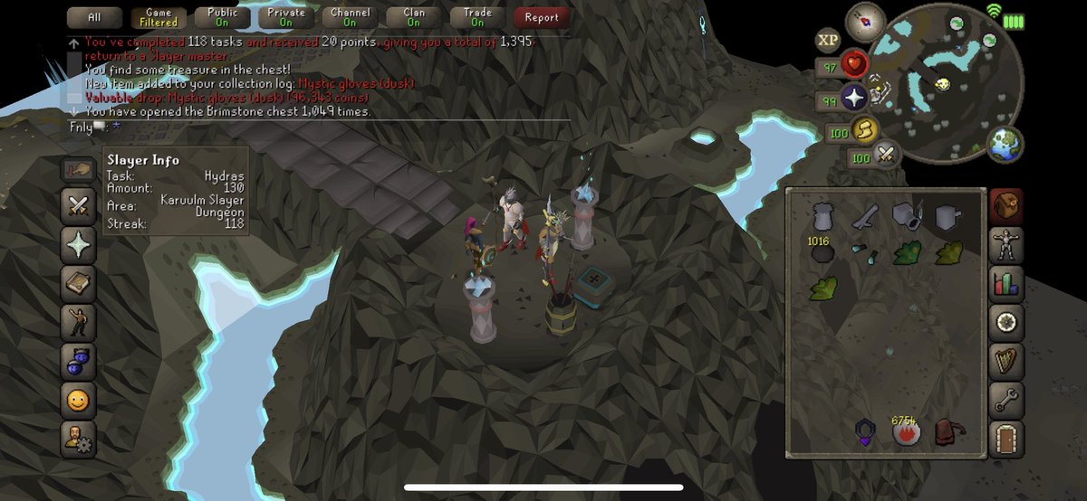 finley_rs's tweet image. Dusk mystic complete. 1049 brim keys #osrs #collectionlog