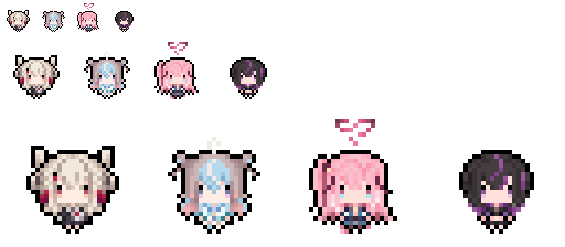 「透過1倍、2倍、4倍 」|しかきりんのイラスト