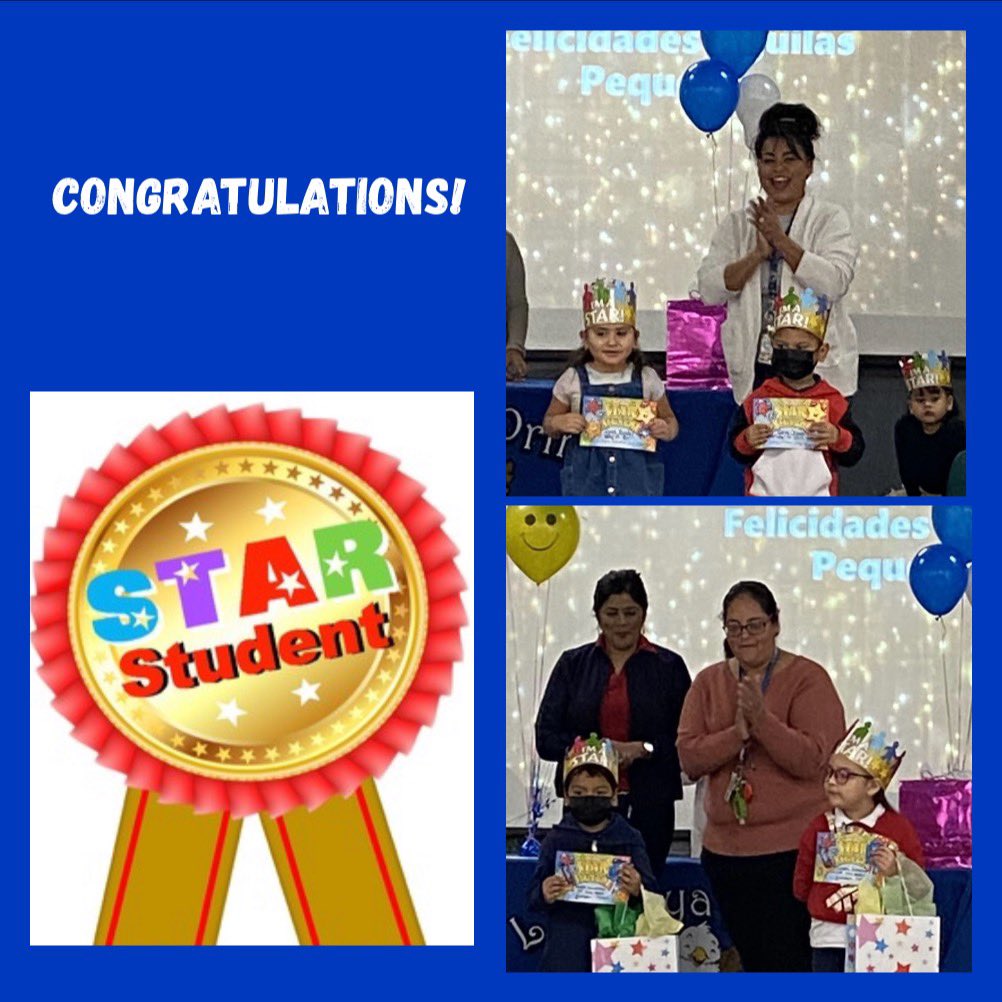 BESRams_SEISD's tweet photo. Congratulations to all our ⭐️Star Students⭐️! We are so proud of you! #IAmASanEliChampion 🦅❤️🏆@Loya_Primary90 @LoyaParents @SanElizarioISD #ourPrekrocks https://t.co/8ECPuqU2ca