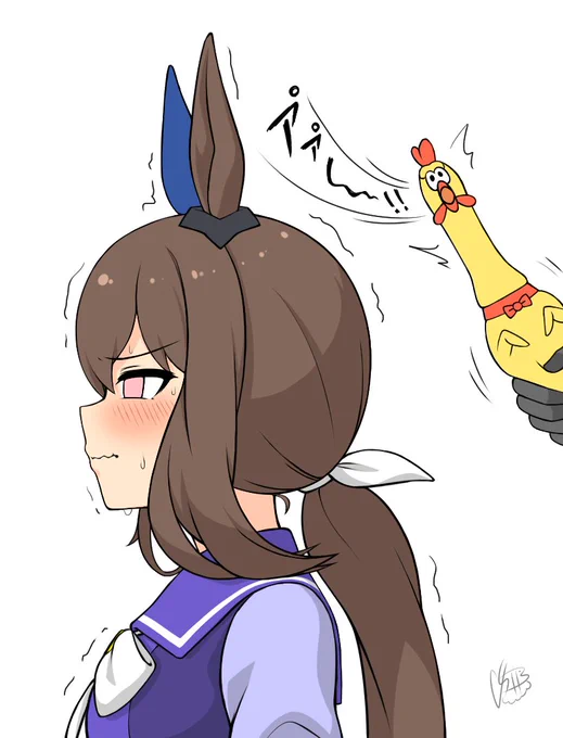 ウザ絡みを冷たく無視したいアヤベさん#ウマ娘 