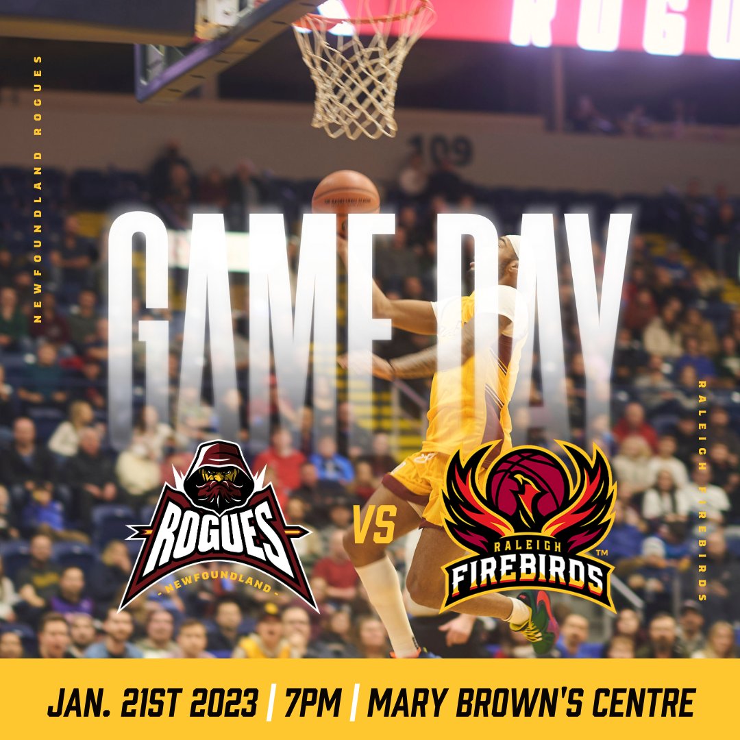 GAME DAY 🔥 Rogues aim to sweep the Firebirds following a 104-98 win last night 👀

📍MBC
⏰ 7pm
📺 Watch live on TBLtv.tv 

👉 Any fans with tickets for tonight who would like to exchange them for an alternate date can do so through the MBC box office.