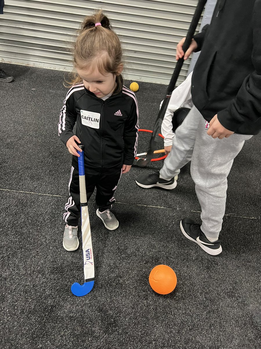 jknob8's tweet photo. Proud mommy moment - Caitlin had a fun morning at field hockey (even though my legs are going to be sore because she wouldn’t do the stations without mom doing them too). So grateful that @ablefieldhockey @Able_Athletics set up such an awesome, inclusive event for the kids. 🏑❤️ https://t.co/8hcy8PTcfU