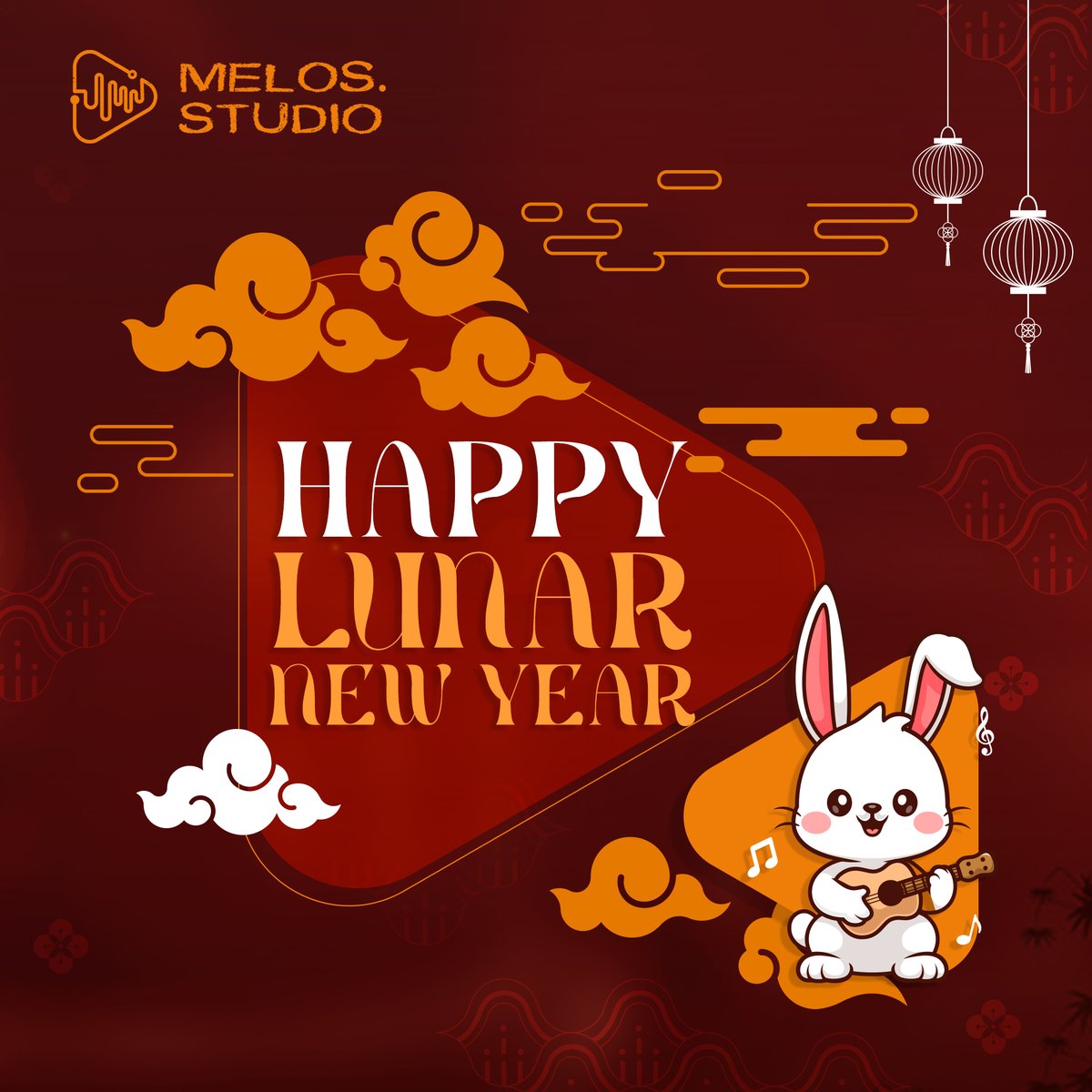 Dear Melosians,

Happy Lunar New Year! 🐇


Melos 
wishes a happy year of the 🐰 to our community.

Celebrate the Year of the Rabbit with the original #MusicNFT exclusively from melos.studio🎶

Your Sincerely,
Team Melos
#RockinWithMelos #LunarNewYear🧧