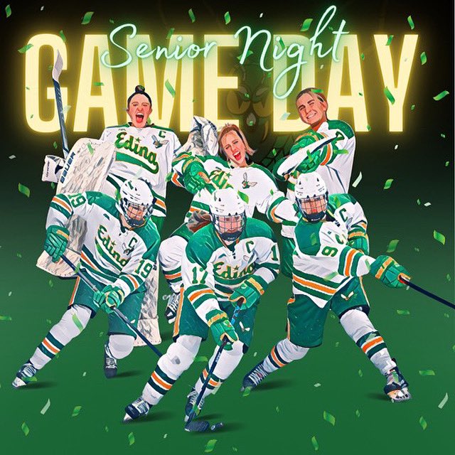 Today is a special GAME DAY to honor our seniors!!! Come out and support them at the big tilt! 🐝

🆚 <a href="/BHSgirlspuck/">Bison Girls Hockey</a> 
⏰ 2pm
📍 Braemar
💻 MNHockey.tv