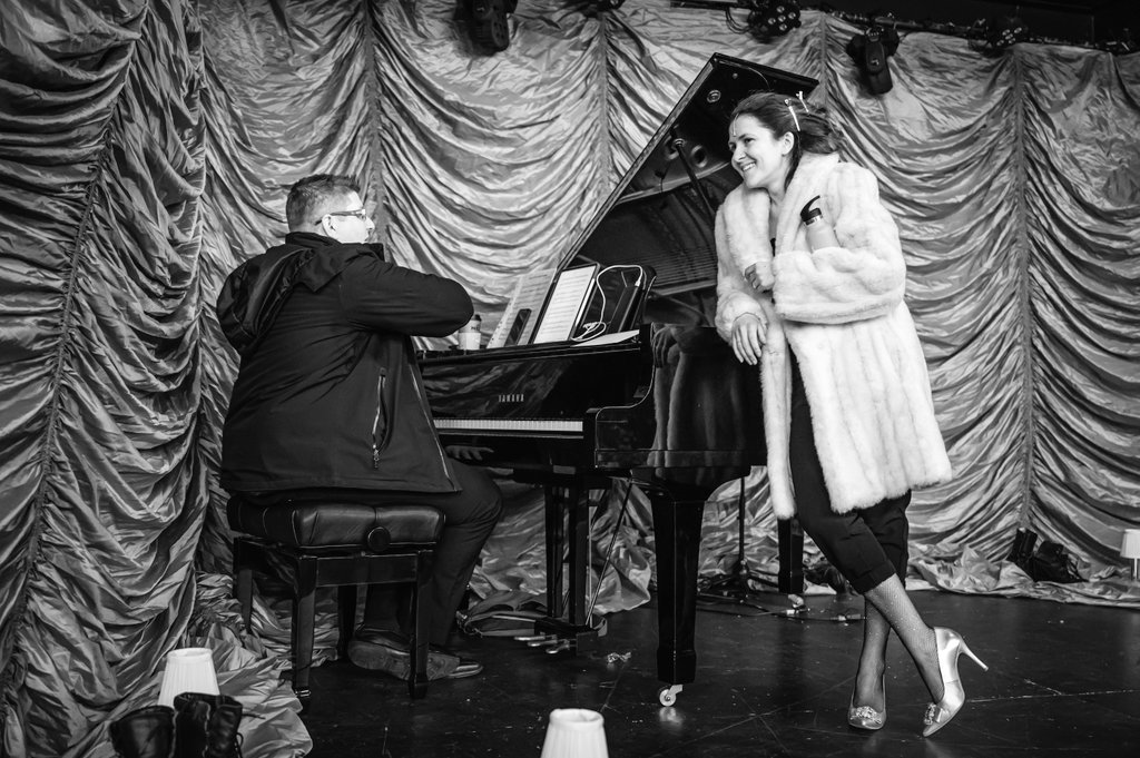 I'm not one to give you drone photos or gorgeous skylines.

I'm more curious of people. 

People getting ready behind the scenes for the next big show.

People preparing to whisk you away for an hour.

Hours behind that hour.

To lift you up and make you smile.

Bravo <a href="/NIOpera/">NorthernIrelandOpera</a> 👏