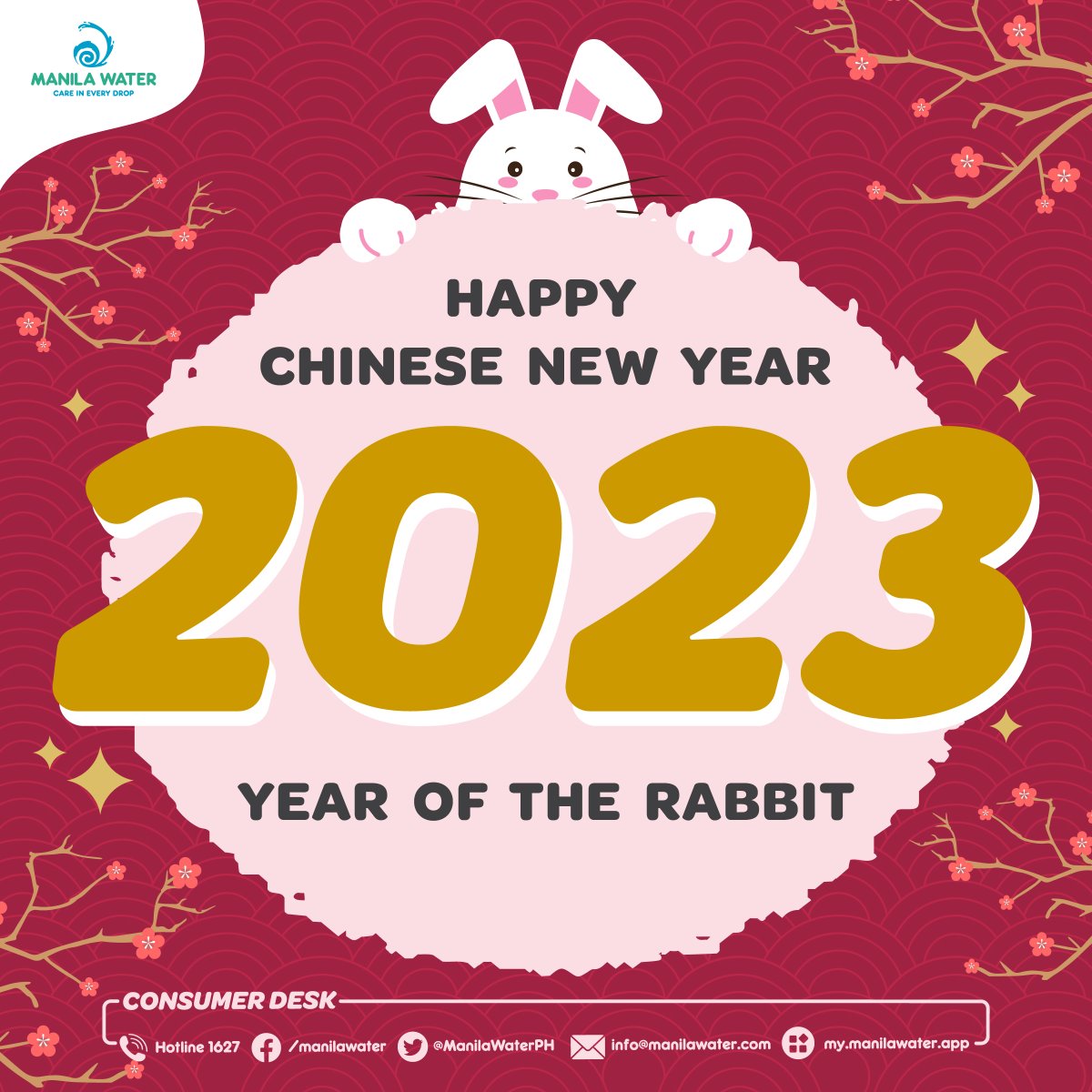 Manila Water on Twitter "May happiness and prosperity continue to flow in our lives this Year