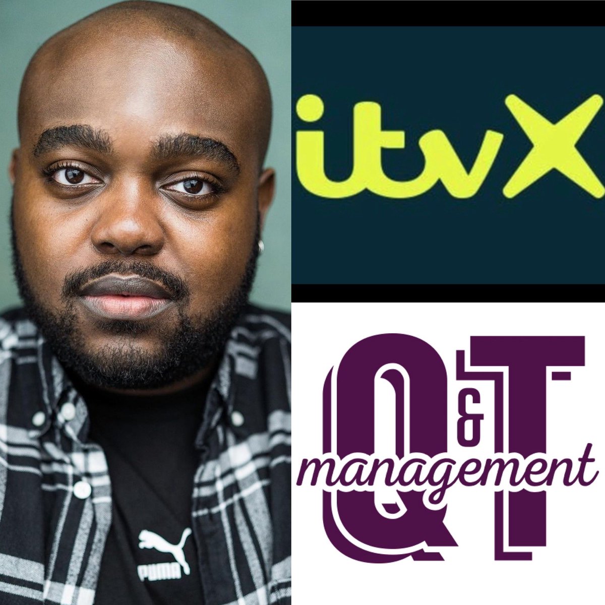 Q_T_Management's tweet photo. Cats out the bag ✨👉

@JamalAFranklin will be coming to your screens very soon to play the role of series regular ‘Cameron’ in the ITVX series #RubySpeaking cast by @garrettcasting 👏

Check it out 😍👇 https://t.co/yFcyNBipIh