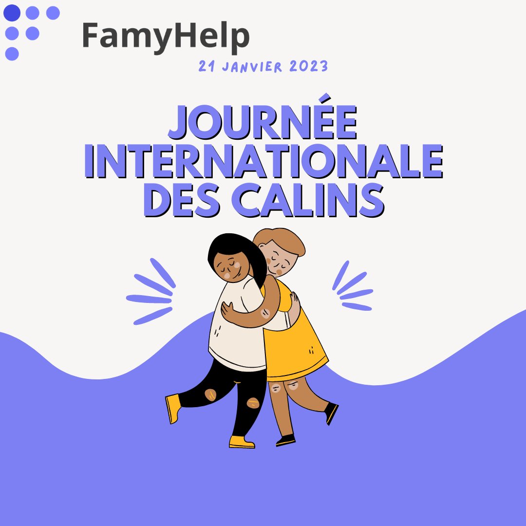FamyHelp's tweet image. Samedi 21 Janvier 2023

Aujourd'hui c'est la journée internationale des câlins ❤️

Partagez cette publication sur votre mur ! 

📲 N'attendez plus, téléchargez FamyHelp :

Google Play :urlz.fr/bTD7
Apple Store : urlz.fr/cg9Y

#aidants #aidantsfamiliaux #app