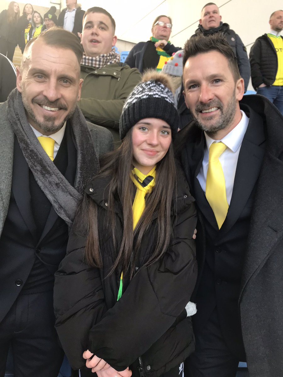 Great #ncfc result today, capped by my youngest meeting <a href="/DHucks6/">Darren Huckerby</a> and <a href="/adamdrury78/">Adam Drury</a> 👍