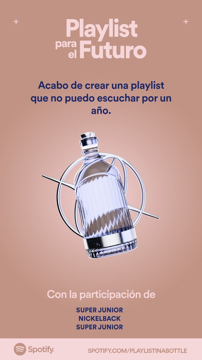 Dinnoquotes's tweet photo. Acabo de crear una cápsula del tiempo musical que no puedo abrir hasta 2024.
Crea la tuya con Playlist para el futuro de Spotify: https://t.co/bxJTTMvX1E
#PlaylistfortheFuture
https://t.co/eCu15LC62r https://t.co/NpXRElbaJc