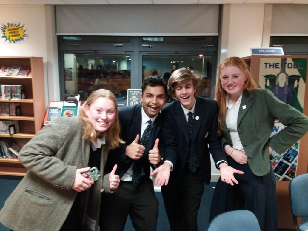 CollPatchells's tweet image. Brilliant stuff last night from Glenalmond debaters at the regional round of the Oxford Schools debating comp!
