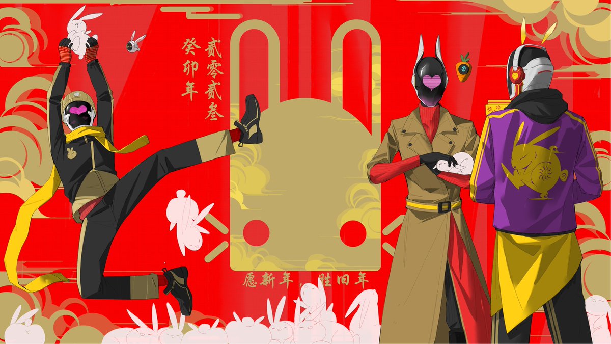 Today is the Chinese traditional festival Spring Festival, I wish you all a happy New Year and all the best!#Destiny2 #Destiny2Art