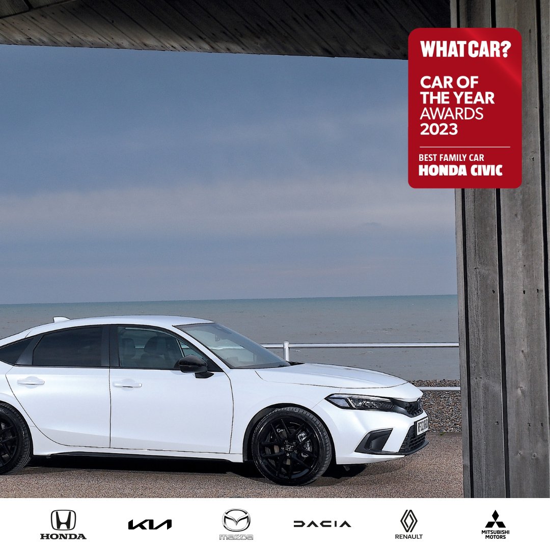 Civic e:HEV wins Family Car of the Year at the 2023 What Car? Awards!

Latest wins totals 11 awards in the past 4 months for Honda!

#Brayleys #Honda #Civic #WhatCarAwards