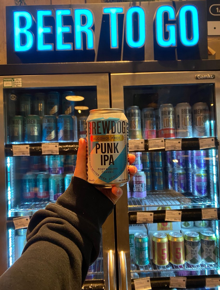 Need a little something to Punk up your Dry January?😏 Why not grab yourselves some cans of our Alcohol Free Punk IPA!🤩 The beer that started it all, only with a 0.5% ABV!😁 #brewdogbradford #bradfordbar #dryjan #punkaf