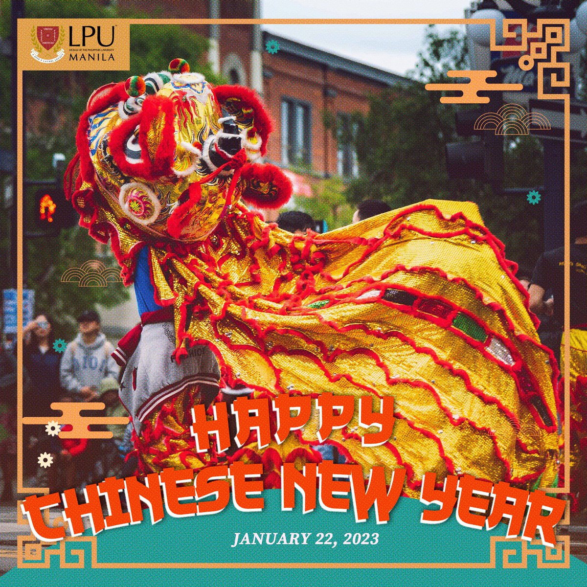 LPUManila's tweet photo. 祝大家新年快乐 🎆🎉May this beginning be filled with charm and good luck. Let us all have a prosperous and healthy new year. We welcome the Year of the Water Rabbit with excitement and enthusiasm! 恭喜发财!

#ChineseNewYear #CNY2023 #LearnDifferentLiveDifferent #GongXiFaCai https://t.co/PbfnueiWRe