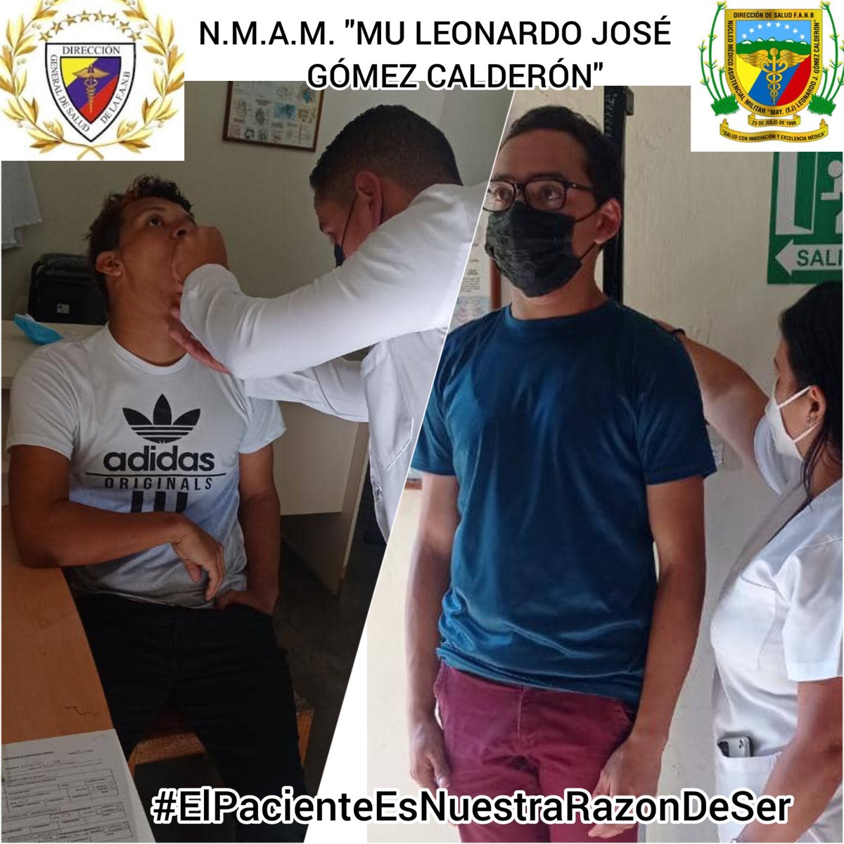 #21ENE El <a href="/NMAMMYLEONARDO1/">N.M.A.M MY. LEONARDO JOSE GOMEZ CALDERON</a> Continua en apoyo a la circunscripción militar para el contingente Enero 2023. 
#SoloUnidosVenceremos 
<a href="/DigesaludFANB/">DIGESALUDFANB</a> 
<a href="/dhernandezlarez/">GJ. Domingo Hernández Lárez</a>