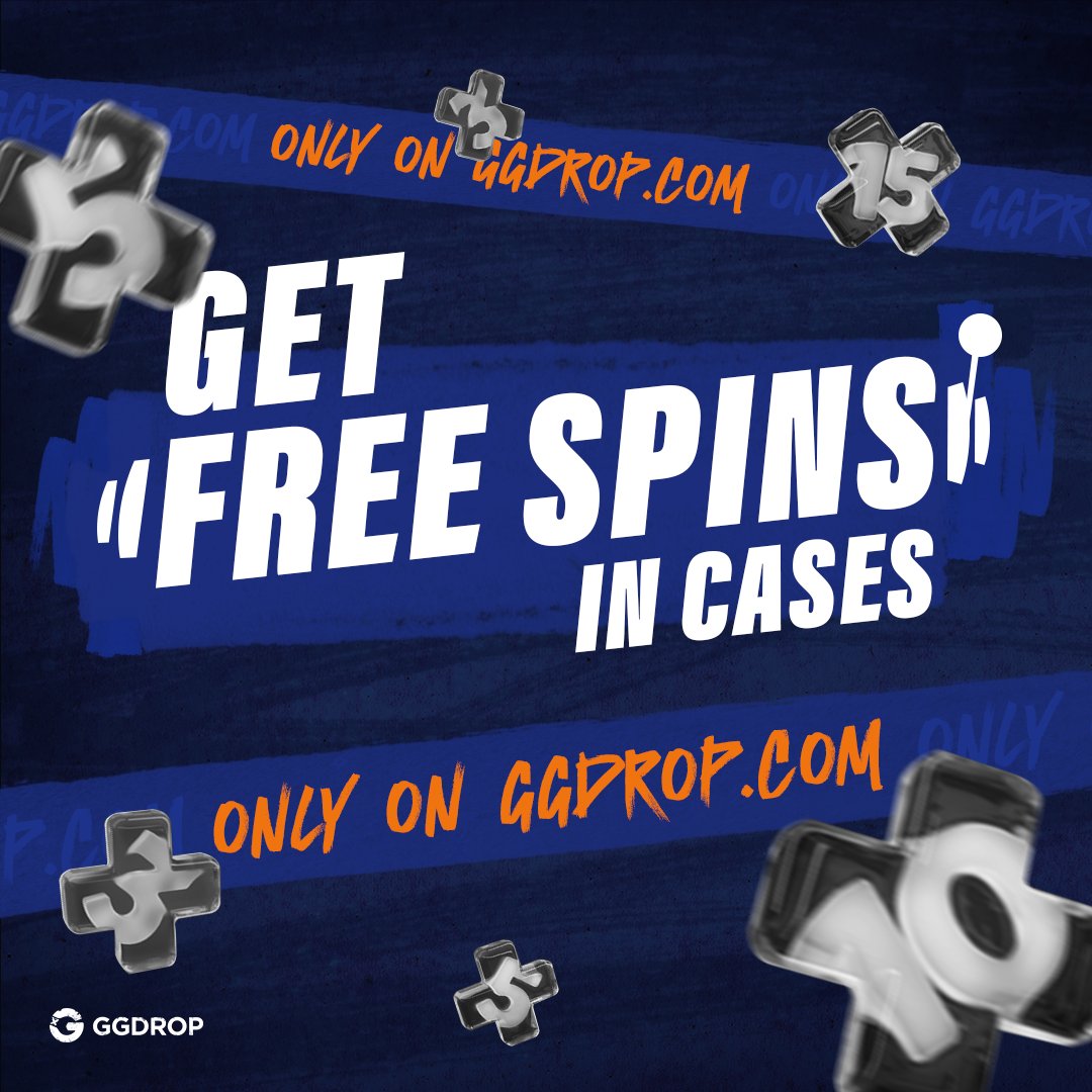 gg_drop's tweet photo. 😱 Wonderful news, guys!
Now you can receive not only CS:GO skins, but also FREE SPINS in our cases!
Go and try it with our "HASYK" for 9% bonus to your deposit!
#GGDrop #GGUpdate https://t.co/CCPBSKkD83
