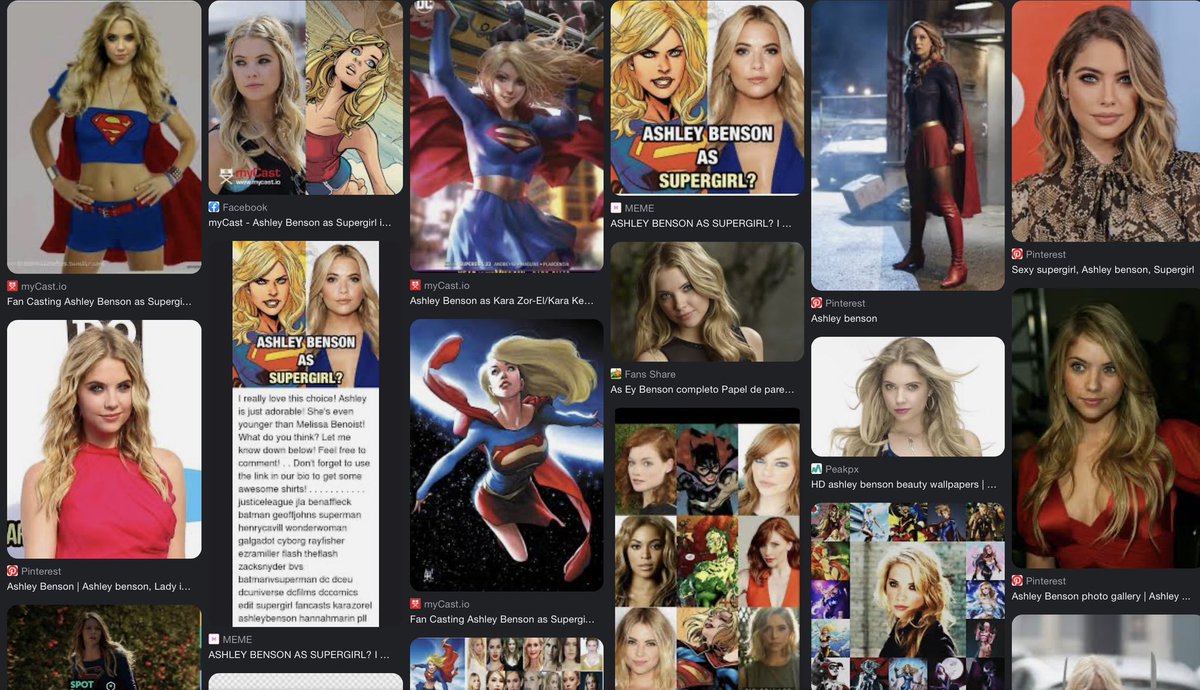 Nah bitch but there’s absolutely no way you can’t get Ashley Benson to play Supergirl. I mean look…FUCKING LOOK.
I could be bias since I Simp for her but cmon. #Supergirl #AshleyBenson