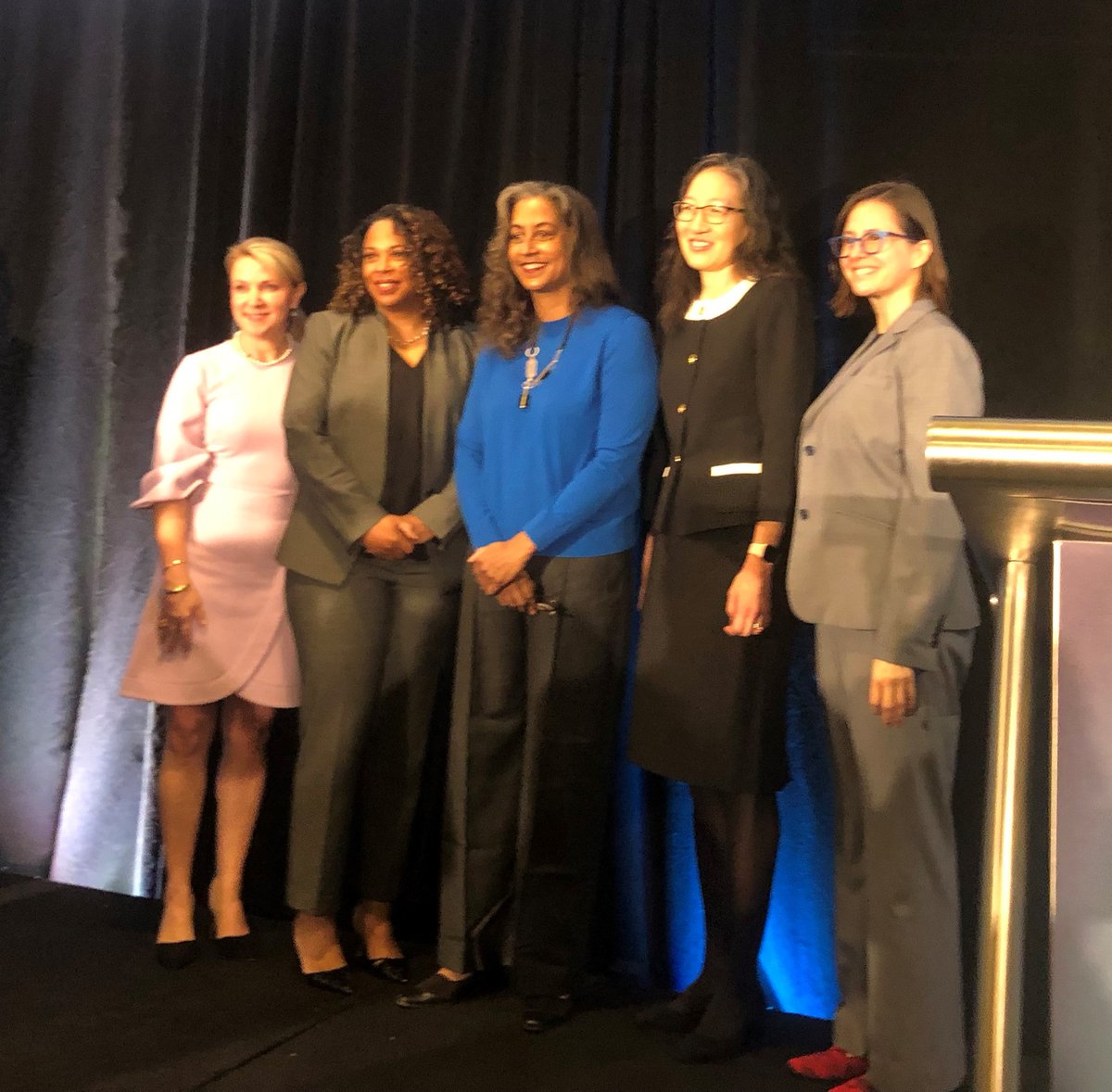 What a great way to kick off the morning in San Diego <a href="/STS_CTsurgery/">The Society of Thoracic Surgeons</a>  today!   Congrats to Dr. Leah Backhus, Dr. Jennifer Ellis and Dr. Betty Tong for receiving the first annual Extraordinary Women in Cardiothoracic Surgery Awards during breakfast. 
<a href="/WomenInThoracic/">WomenInThoracicSurg</a>