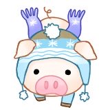KOROMARCHI's tweet photo. 雪豚が出現!
超可愛い豚をもっと出荷しよう！ https://t.co/kH74bMy26u