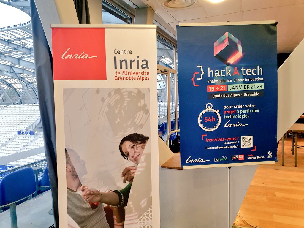 VoyanceSystems's tweet image. We are at @inria_grenoble #hackatech2023 Excited to hear the final pitches of teams after 54 hours of Hackathon.