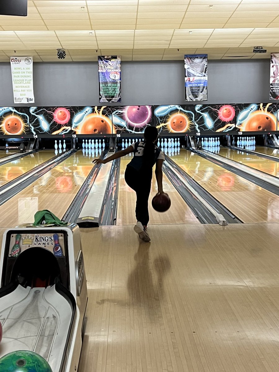 teachingWillson's tweet photo. @easths girls start the Norfolk Tournament strong with a record high 704 pin fall against LSE. Win game one, 7-1! #rollsparts https://t.co/gNbswXexrq