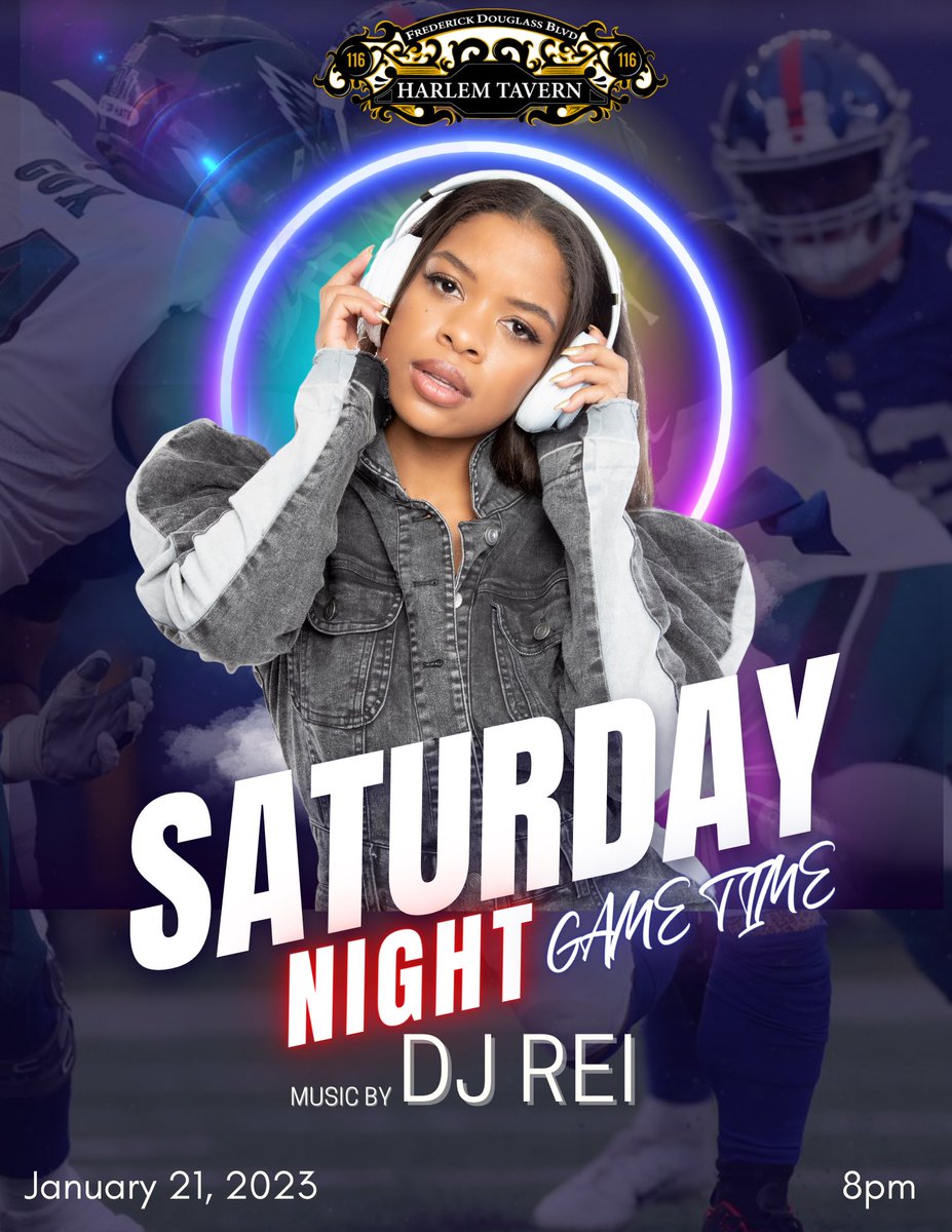 Tonight! @nygiants vs @philadelphiaeagles ! Make your reservations now!! They’re filling up!! 

Music: @imdjrei 

LETS GO NEW YORK!!