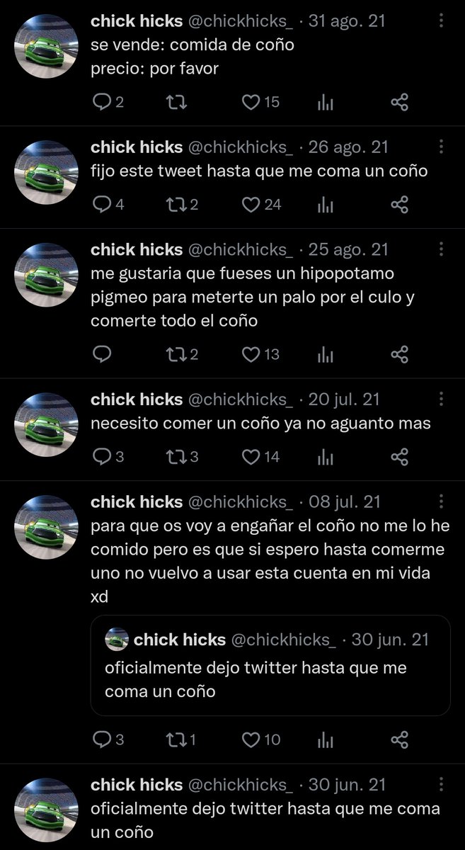 chick hicks tweet media