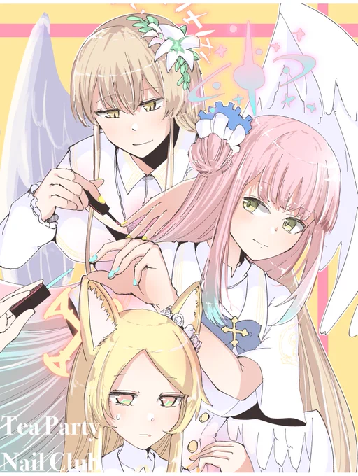 ティーパーティーネイル部#ブルアカ#ブルーアーカイブ 
