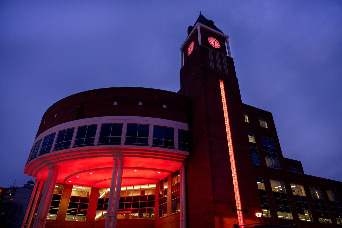 COBMPalleschi's tweet photo. This evening, #Brampton’s City Hall Clock Tower will be lit red in recognition of #CrimeStoppersMonth to bring awareness to the #CrimeStoppers program and their efforts in creating safer communities. #StandUpStandTogether https://t.co/vWEHAJJpCa
