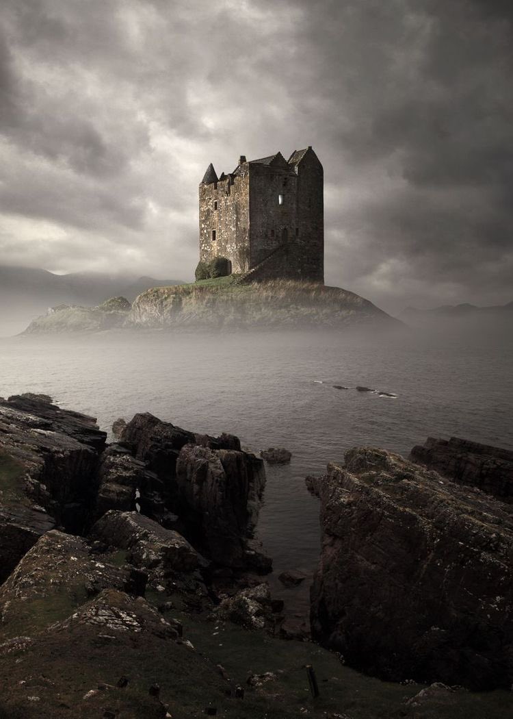 Anc_Aesthetics's tweet image. Castle Stalker, Scotland